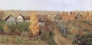 Isaac Levitan, Golden Autumn,in the Village